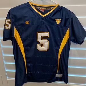 WV MOUNTAINEERS JERSEY #5 SIZE LARGE 10-12
